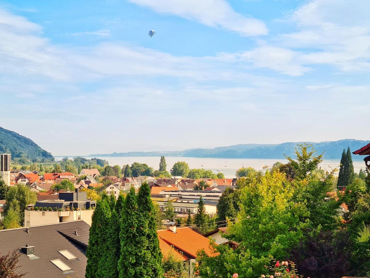 Seestudio mit toller Aussicht am Bodensee Bodman-Ludwigshafen Exterior foto