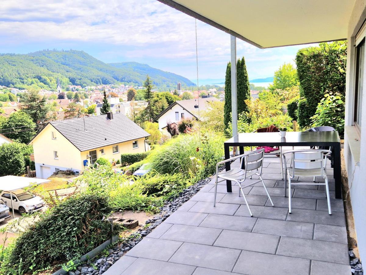 Seestudio mit toller Aussicht am Bodensee Bodman-Ludwigshafen Exterior foto